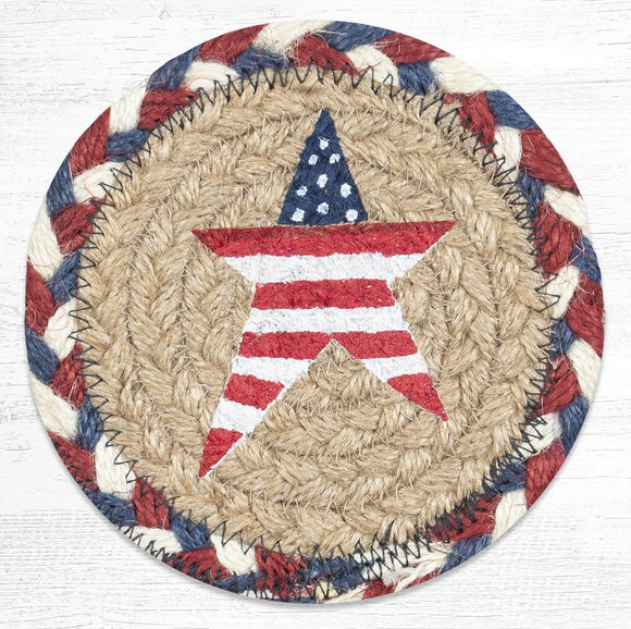 Primitive American Star Coaster