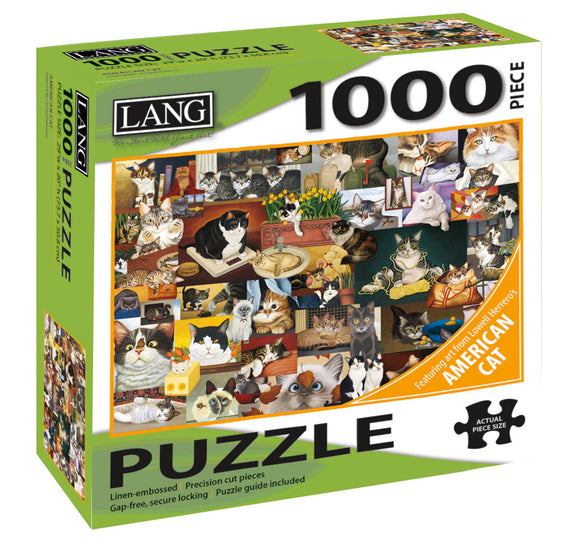 Lang American Cat 1000 Piece Jigsaw Puzzle