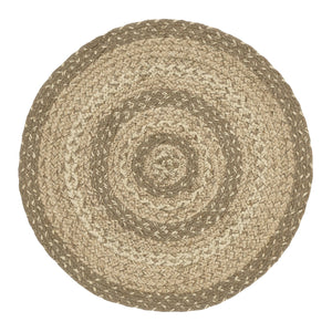 Cobblestone Jute Stencil Star Round Trivet 15"