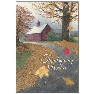 Colourful Path Thanksgiving Card