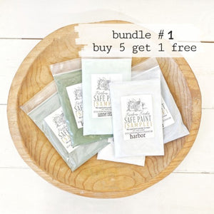 Farmhouse Finishes Safepaint Bundle #1 ~ Buy 5 Samples For the Price of 4