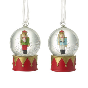 Nutcracker Mini Snowglobe Tree Decoration