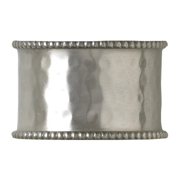 Hammered Cuff Napkin Ring - Pewter Finish