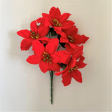 Poinsettia Spray