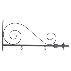 17.5" Black Scroll Arrow Holder