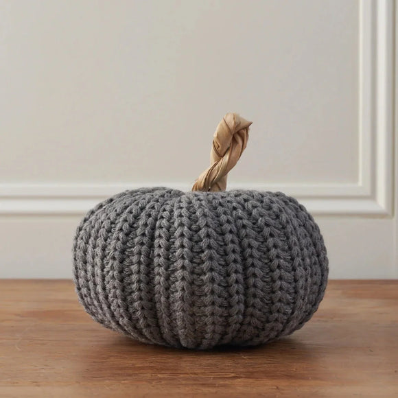 Grey Wool Pumpkin