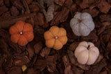 Grey Felt Pumpkin