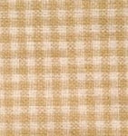 Homespun Cotton, Wheat/Cream Minicheck