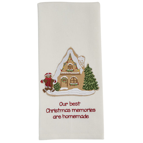 Best Memories Christmas Tea Towel