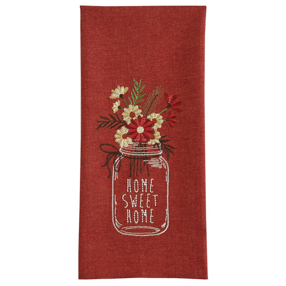 Home Sweet Home Mason Jar Tea Towel