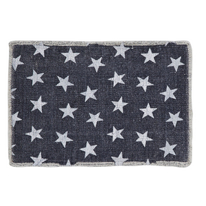 Multi Star Navy Placemat, Set of 2