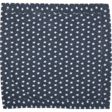 Navy & White Star Tablecloth 60x60"