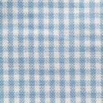 Homespun Cotton, Pale Blue/White Minicheck