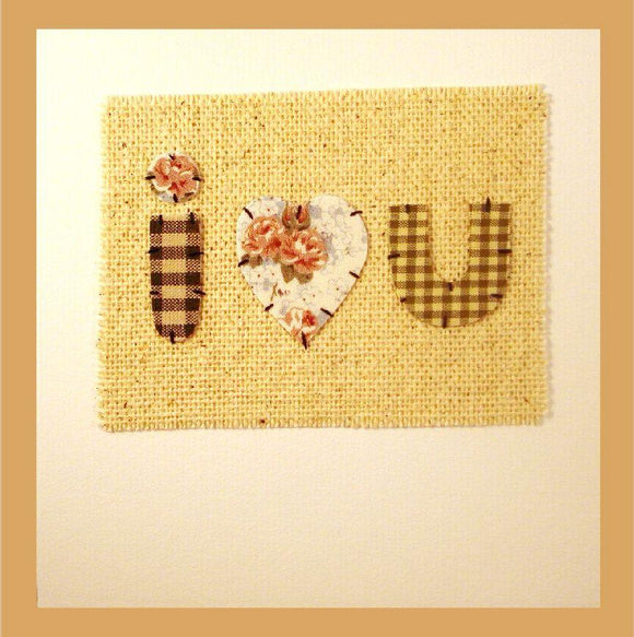 Patch Match  'I Love You' Heart Card