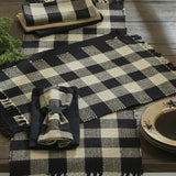 Wicklow Check Placemat, Black