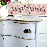 Sweet Pickins Milk Paint, Purple Posies